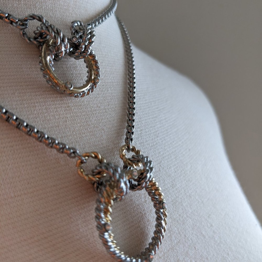 WHBM - OS - 2Tone Short/Separable Necklaces - Picture 2 of 7